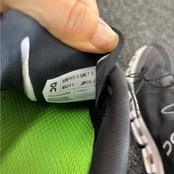 On Running woman’s Gray and Tan Athletic Shoes - Picture 3 of 4